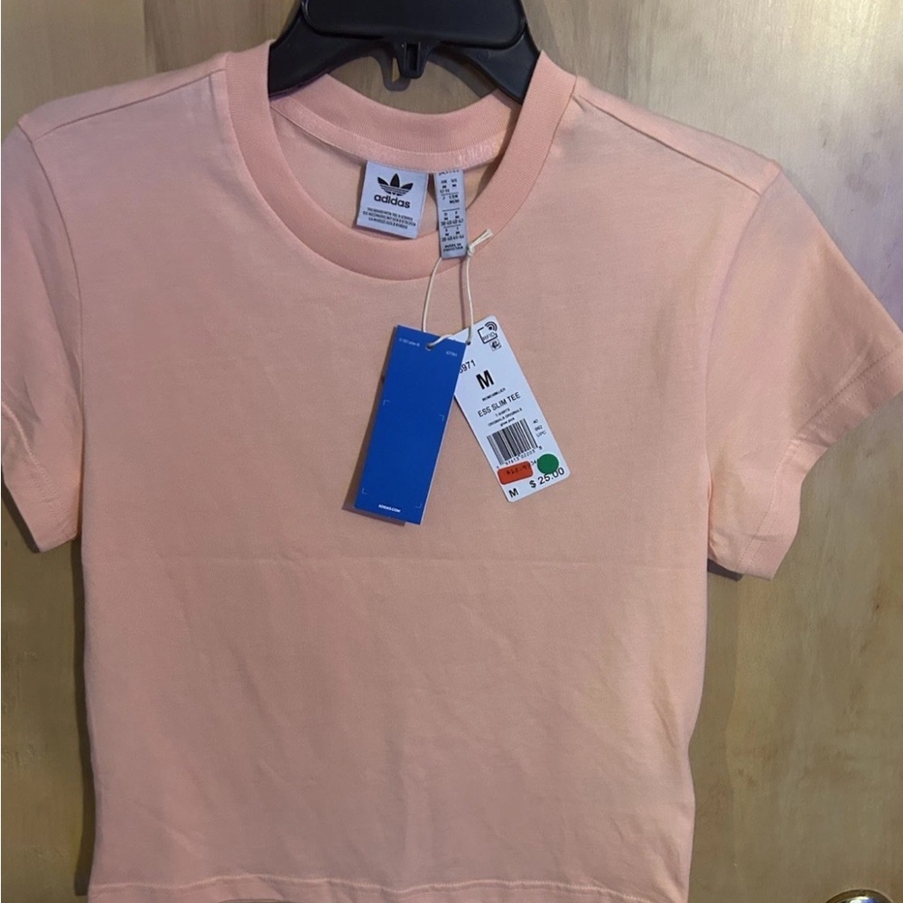 NWT Women’s Adidas Essentials Slim T-Shirt S - L MSRP $25 - Picture 6 of 12